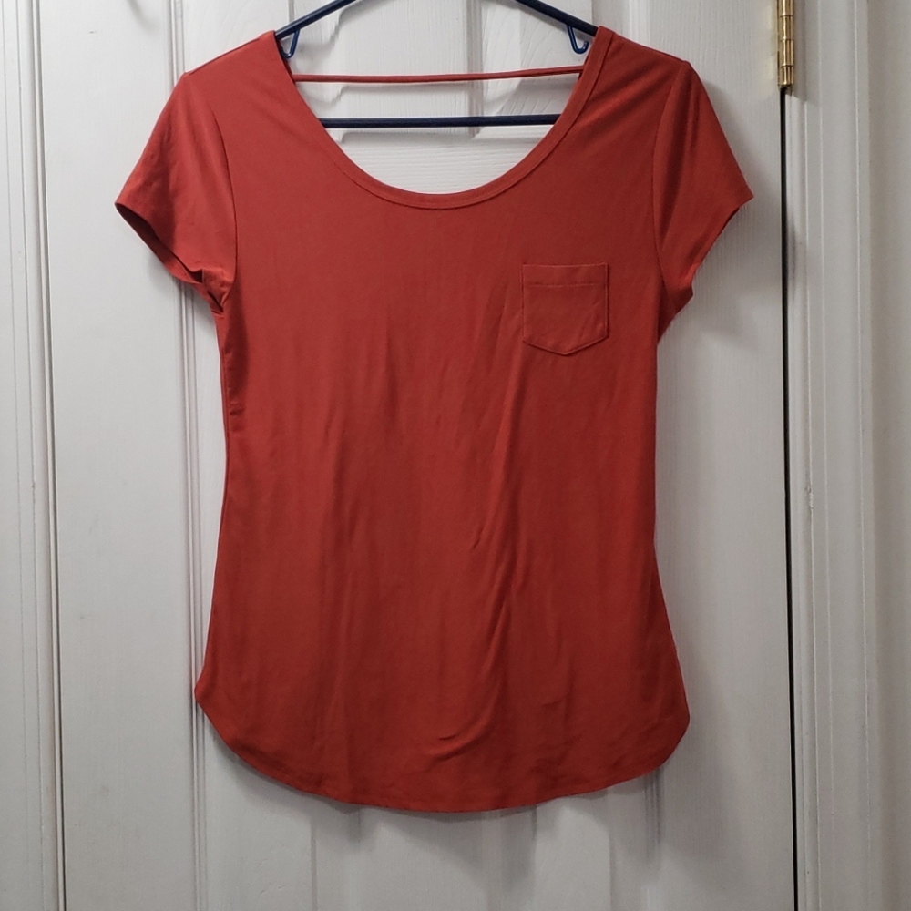 Burnt orange shirt